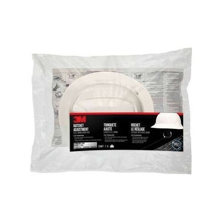3M Hard Hat Full Brim Ratchet Wht 91280-80025T